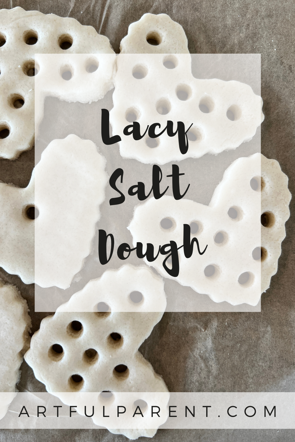 Lacy Salt Dough Ornaments for Christmas