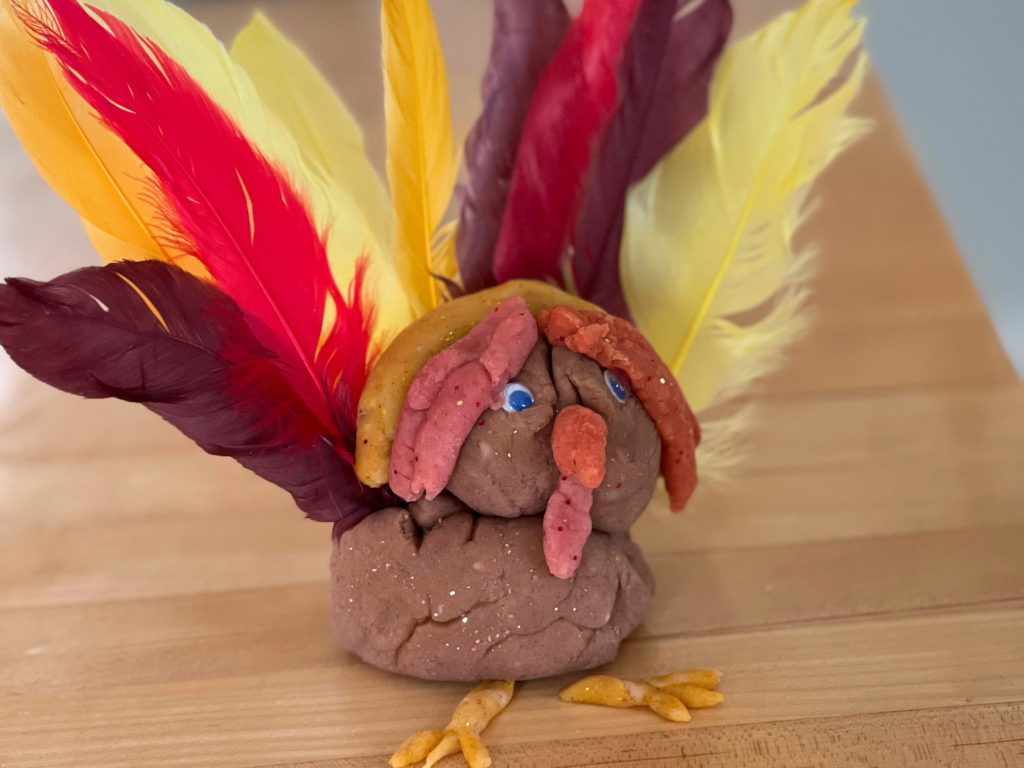 playdough turkey