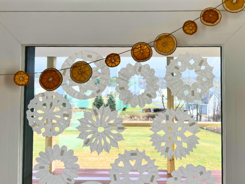 orange garland