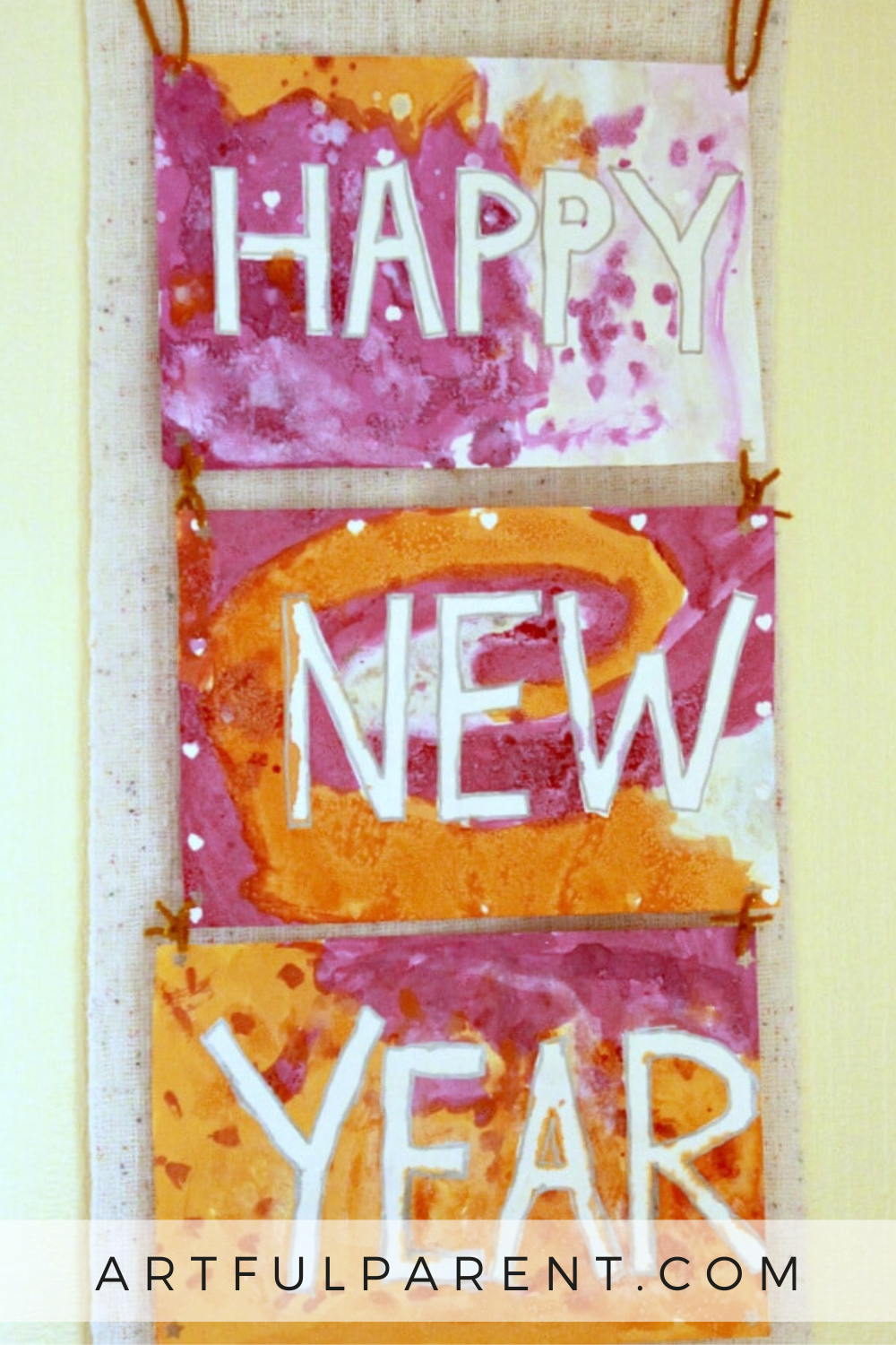 How to Make a Happy New Year Banner for Kids