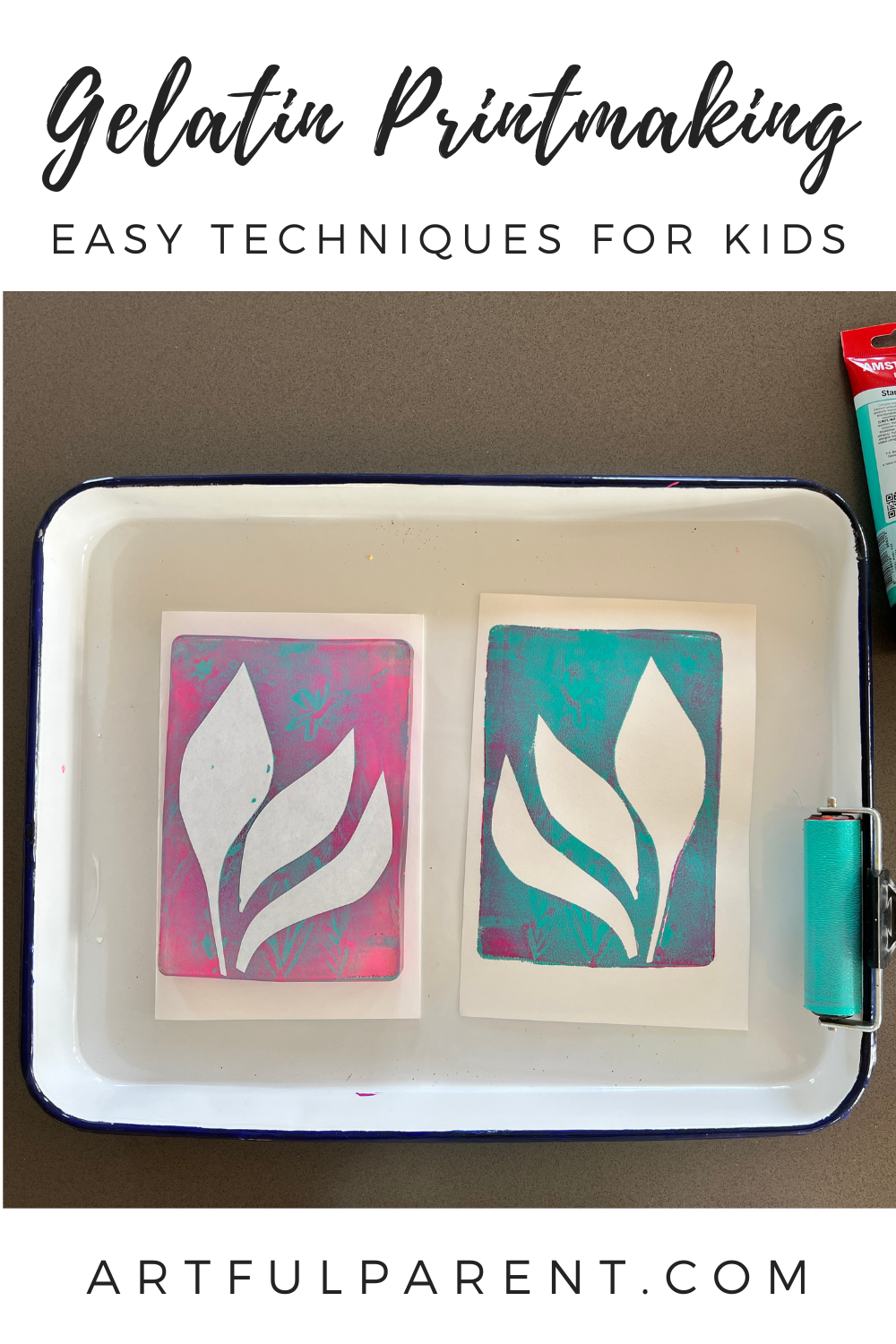 gelatin printing pinterest