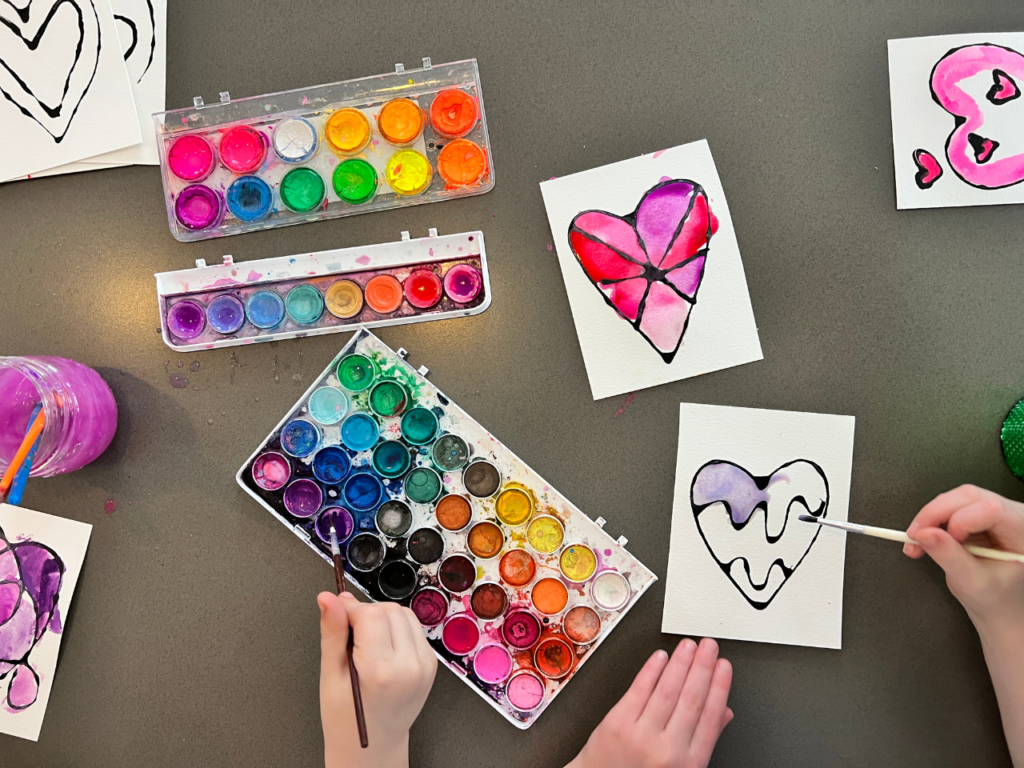 painting heart art (1)