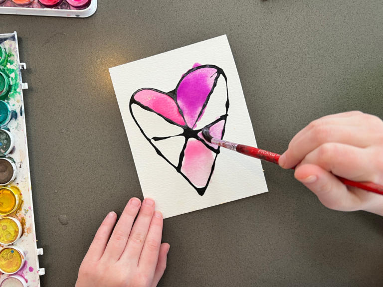painting heart art