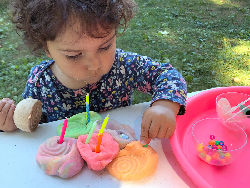 playing bakery