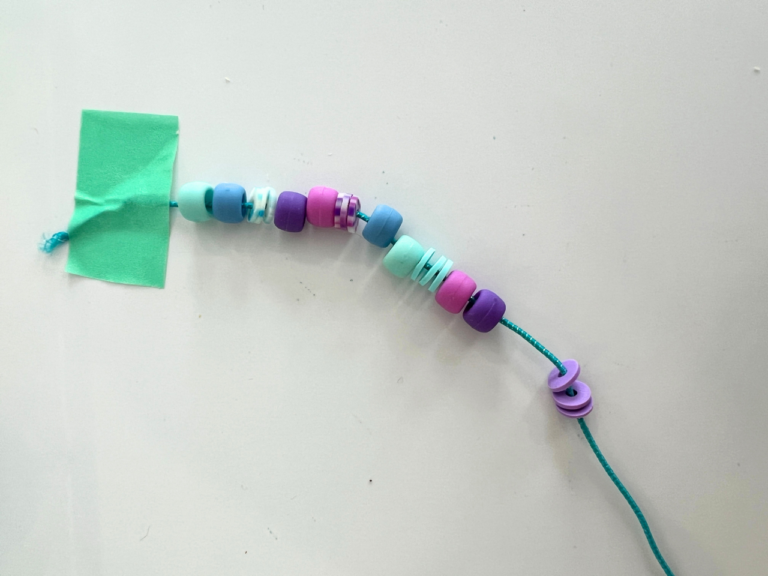making a bracelet