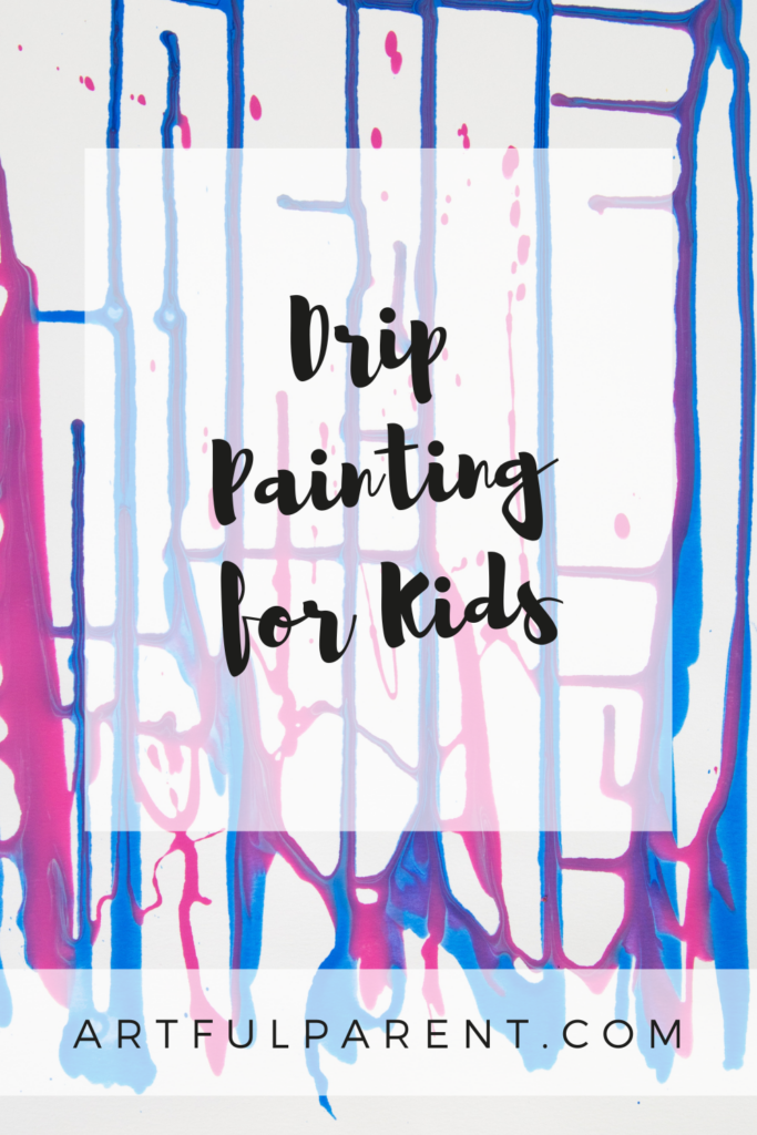 drip painting pin