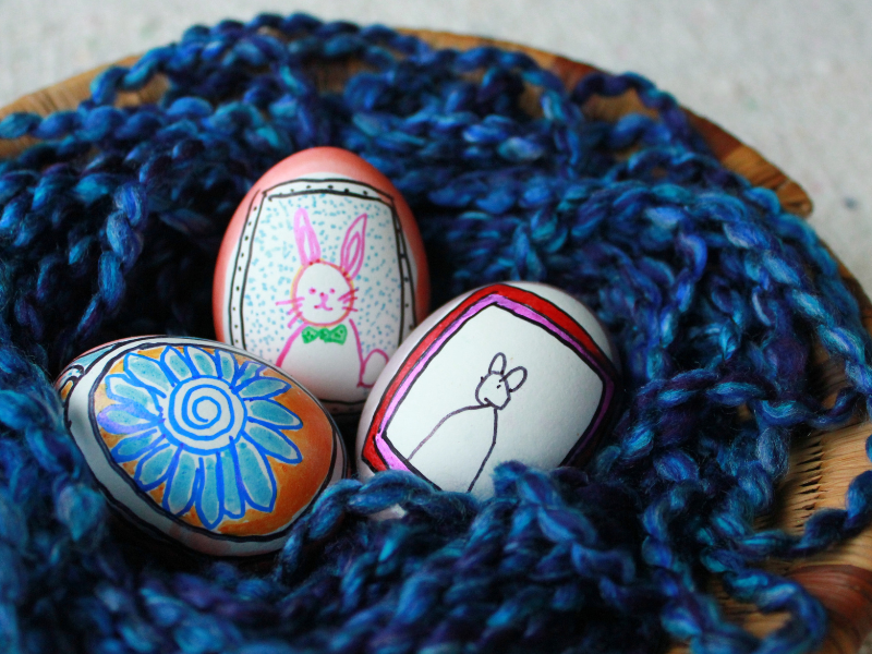 frame art eggs
