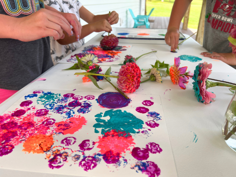 flower printing
