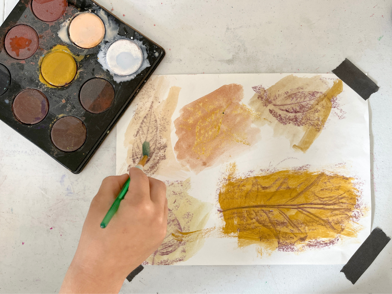 leaf rubbing