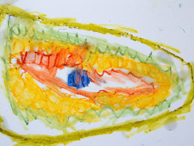 oil pastel painting