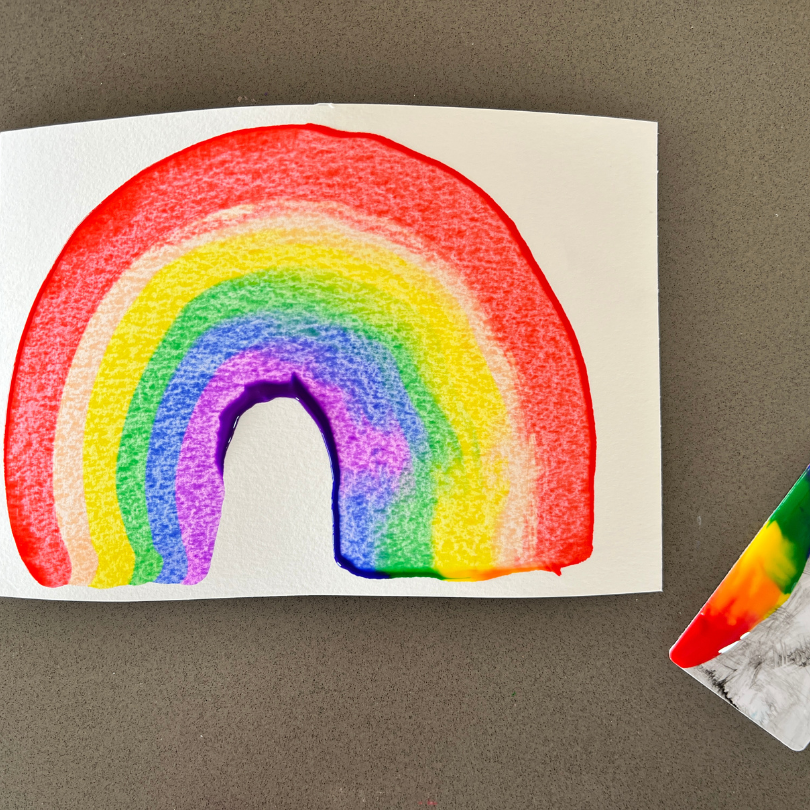 scraper rainbow