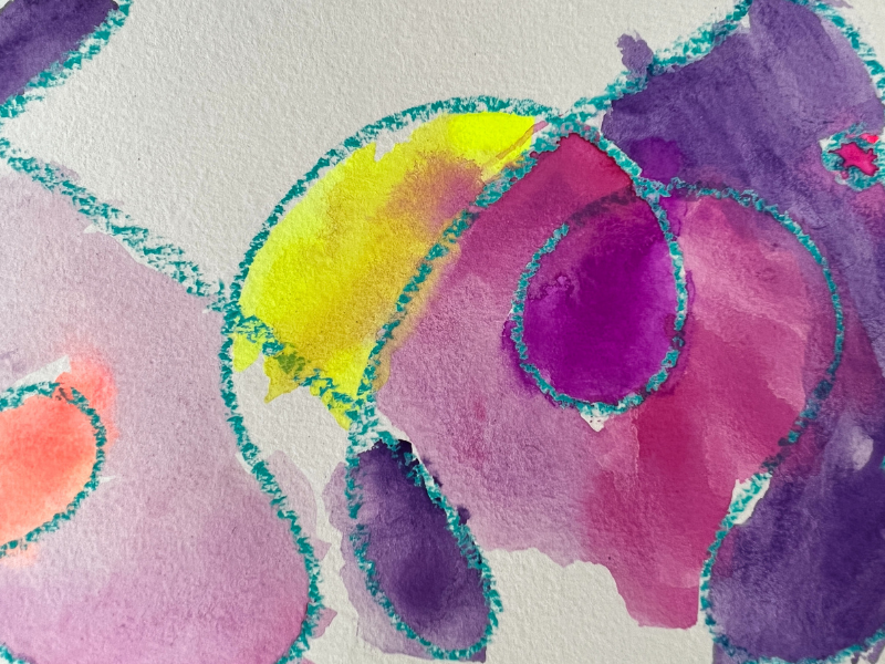 watercolor resist