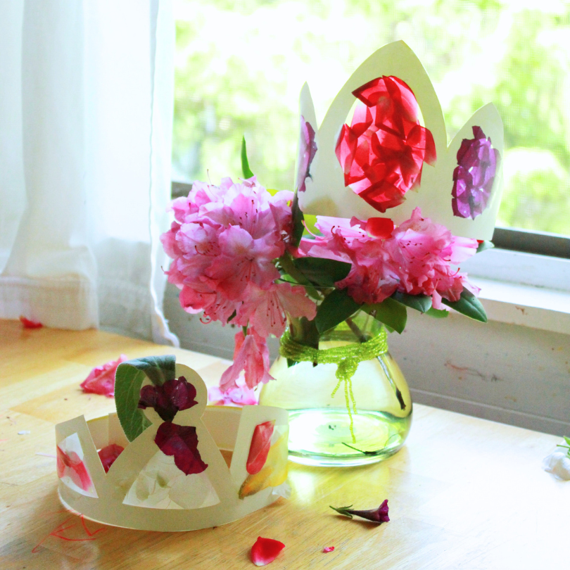 flower crowns mother's day crafts