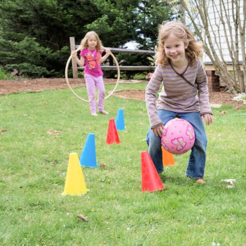playing outside