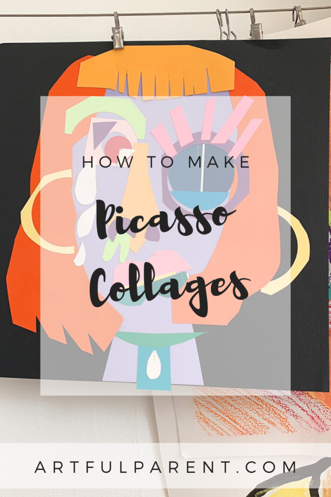 picasso collage pin