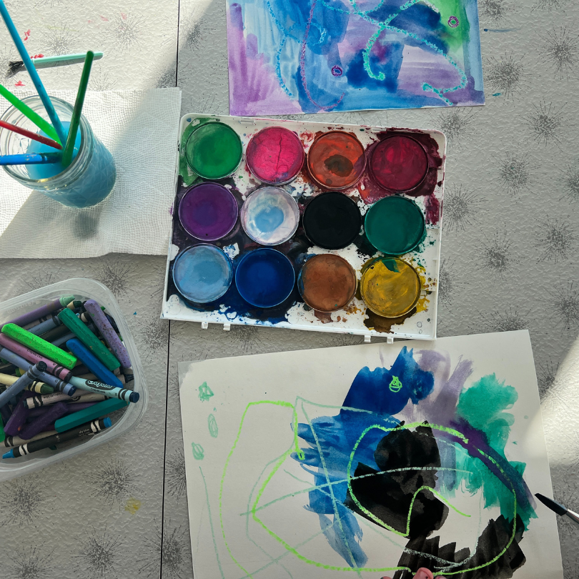 watercolor resist