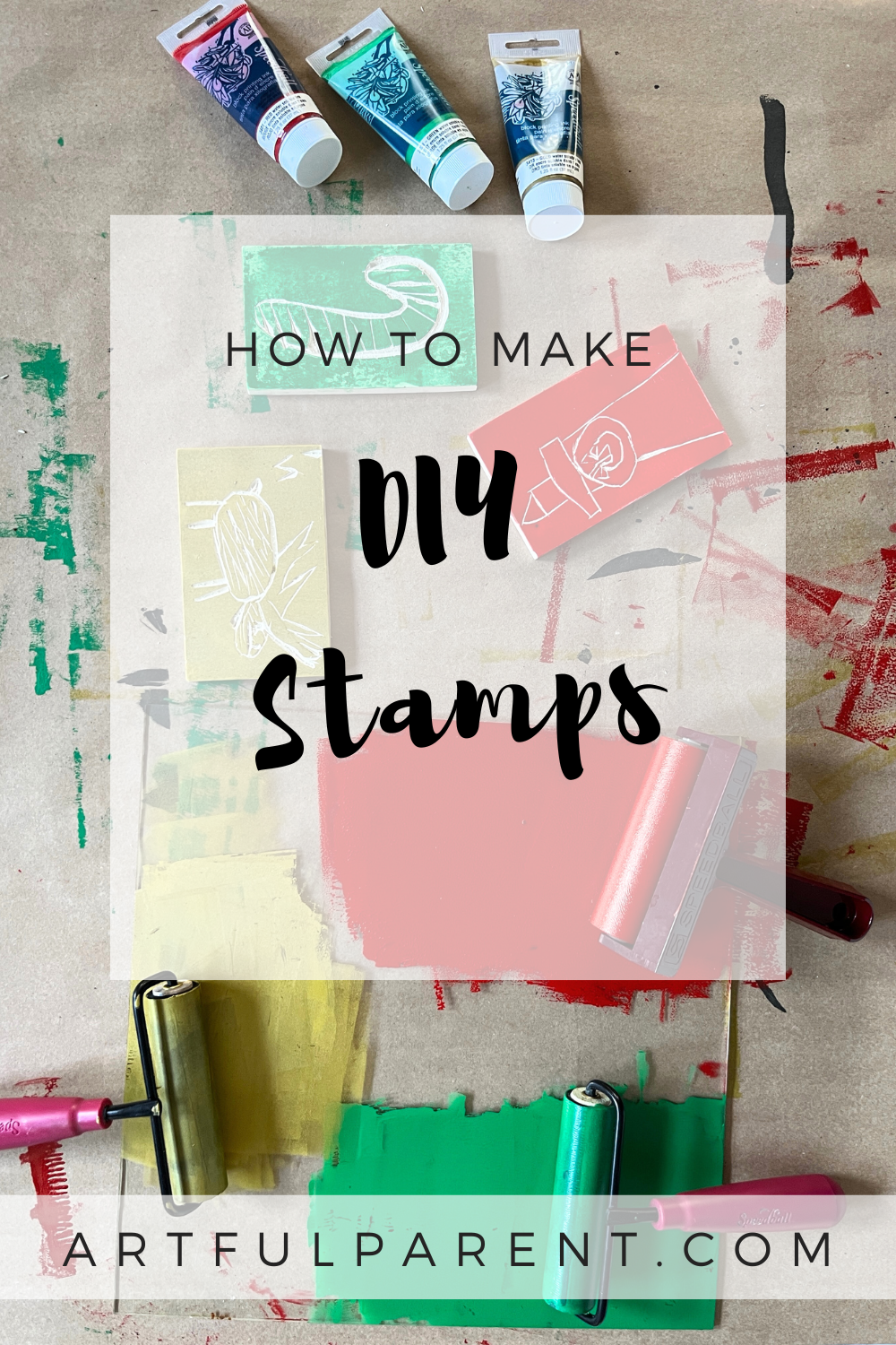 How to Make DIY Stamps for Holiday Cards