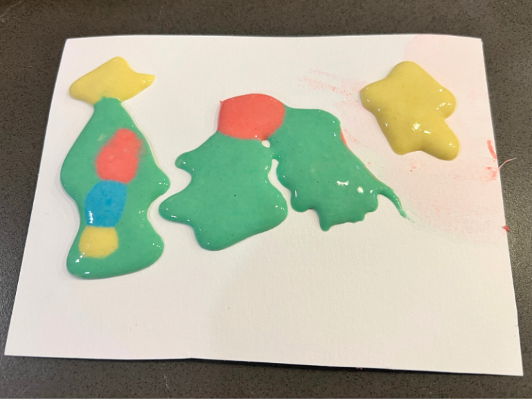 holiday puffy paint
