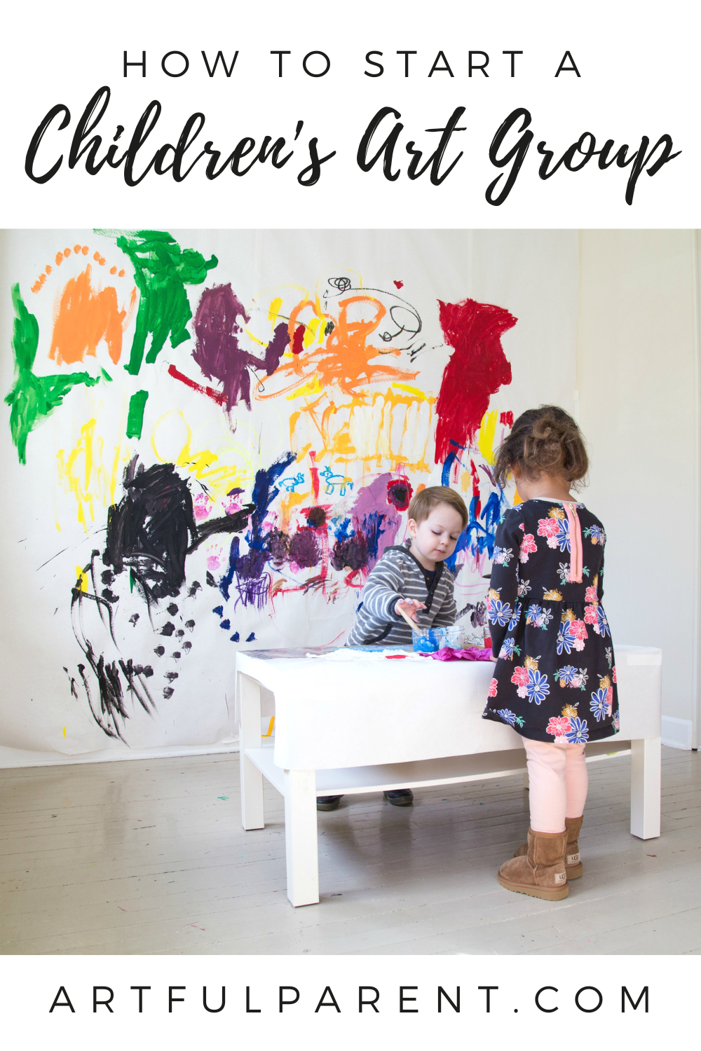 children's art group pin