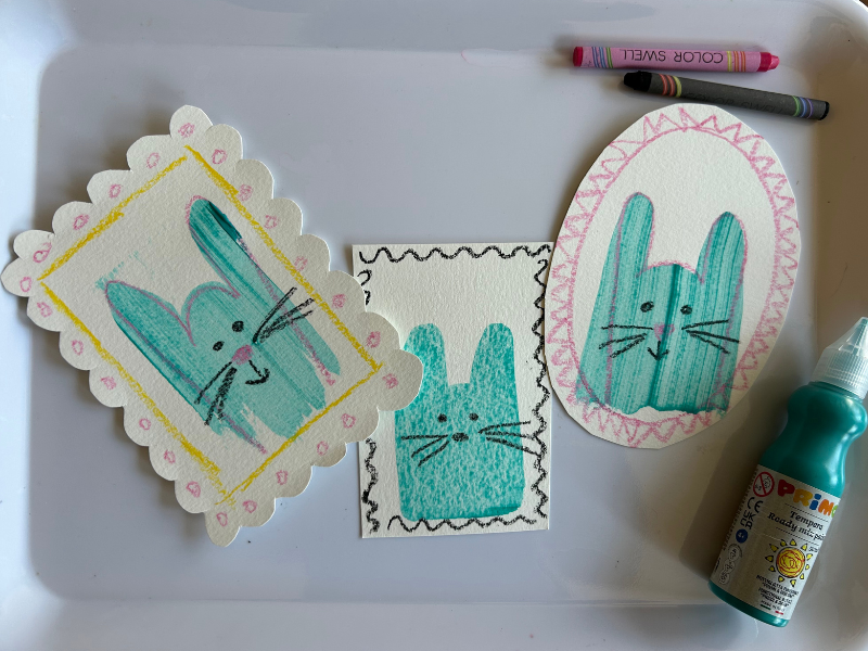easy bunny paintings