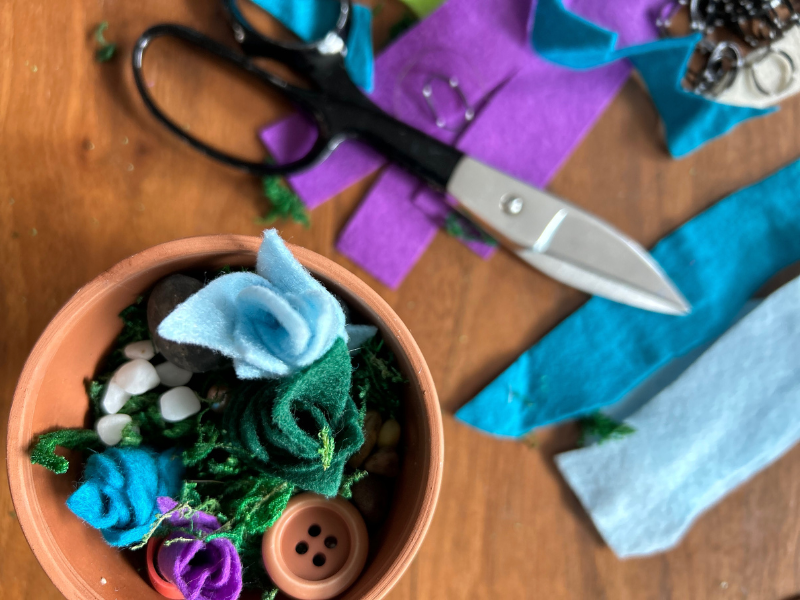 felt succulents