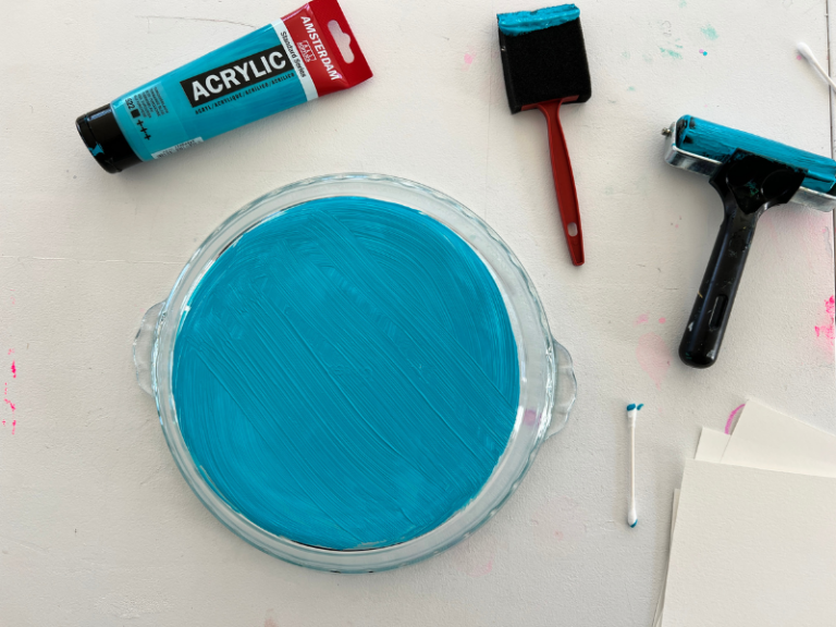 rolling paint out