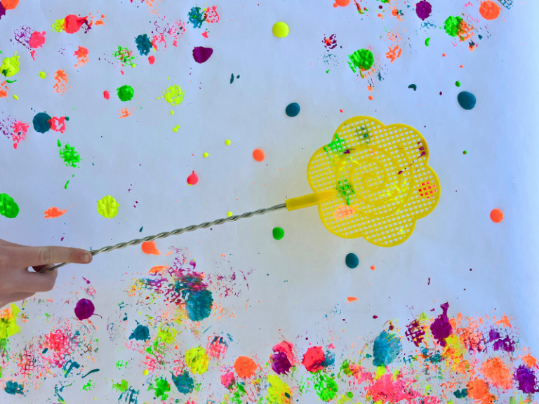 fly swatter painting