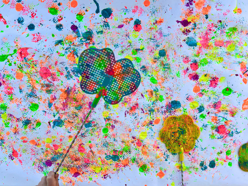 fly swatting paint