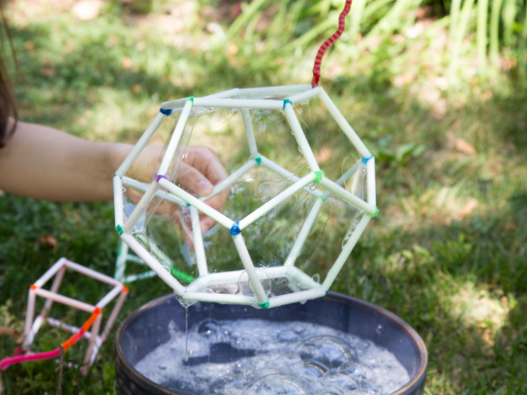 geometric hexagonal wand