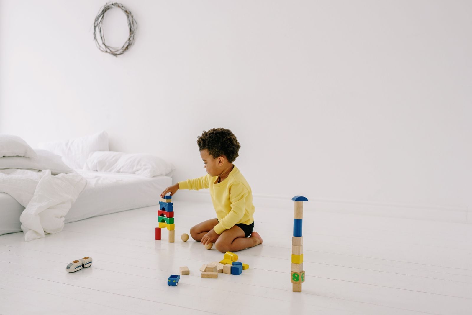 toddler stacking blocks