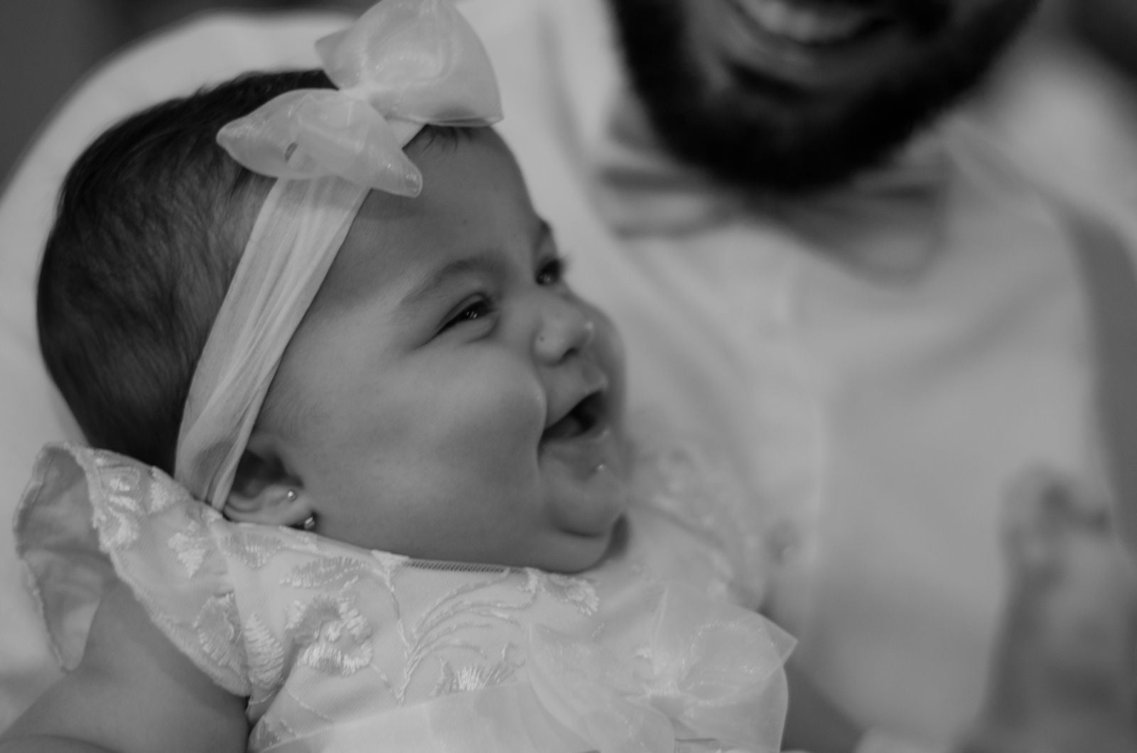 baby babbling caregiver