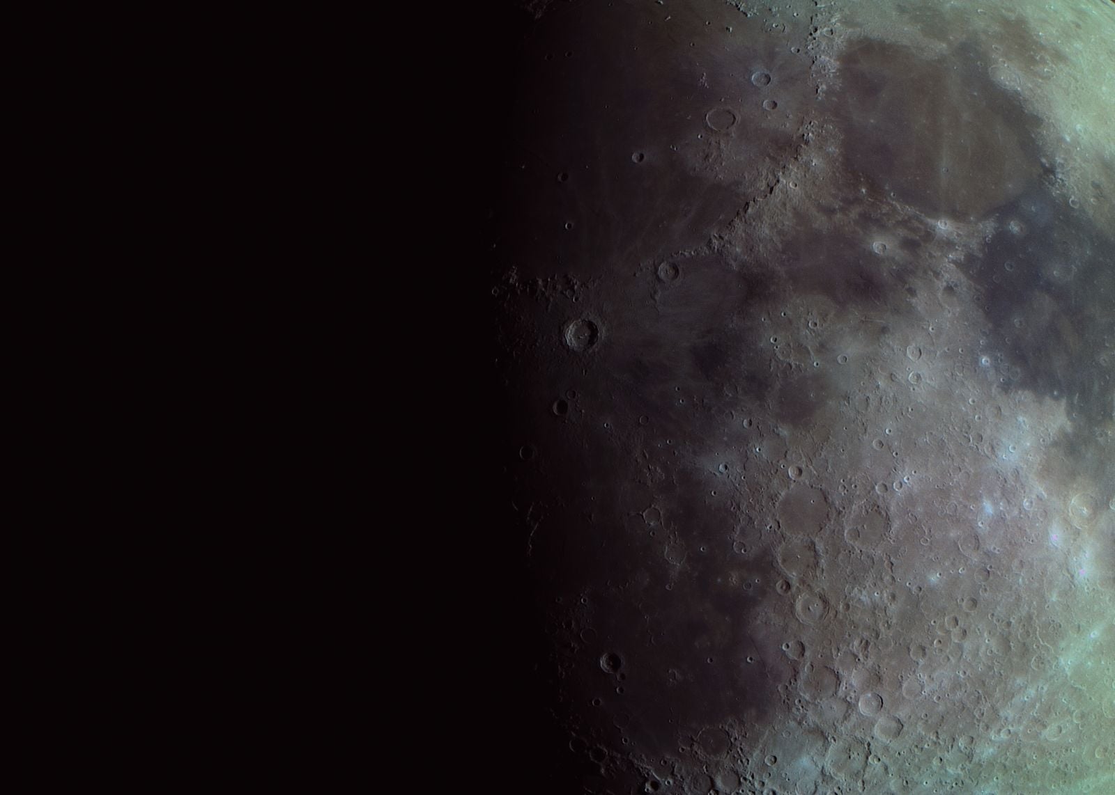 lunar south pole crater