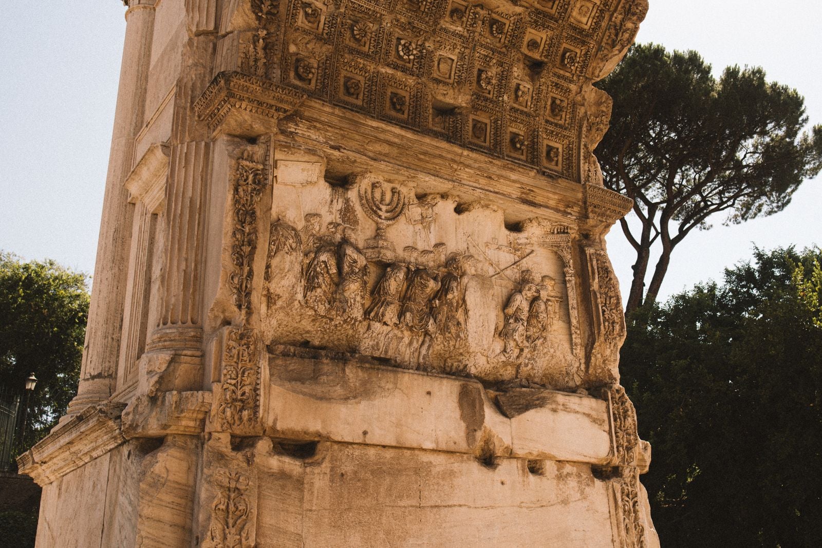 Roman concrete cross section