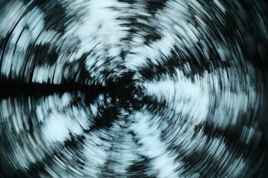 The Tunguska blast in 1908 knocked down tens of millions of trees in a radial pattern larger than Greater London, and every fallen trunk pointed away from the same central marsh — the object had exploded in mid-air without ever touching the ground.