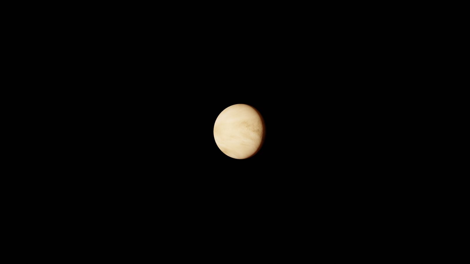 Venus cloud tops photograph